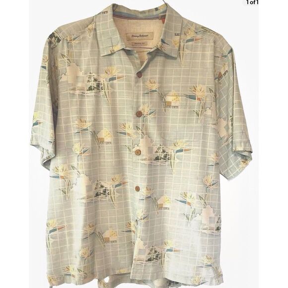 Tommy Bahama Lot Of 3 Hawaiian Cruise Men's Large Shirts - Picture 7 of 16